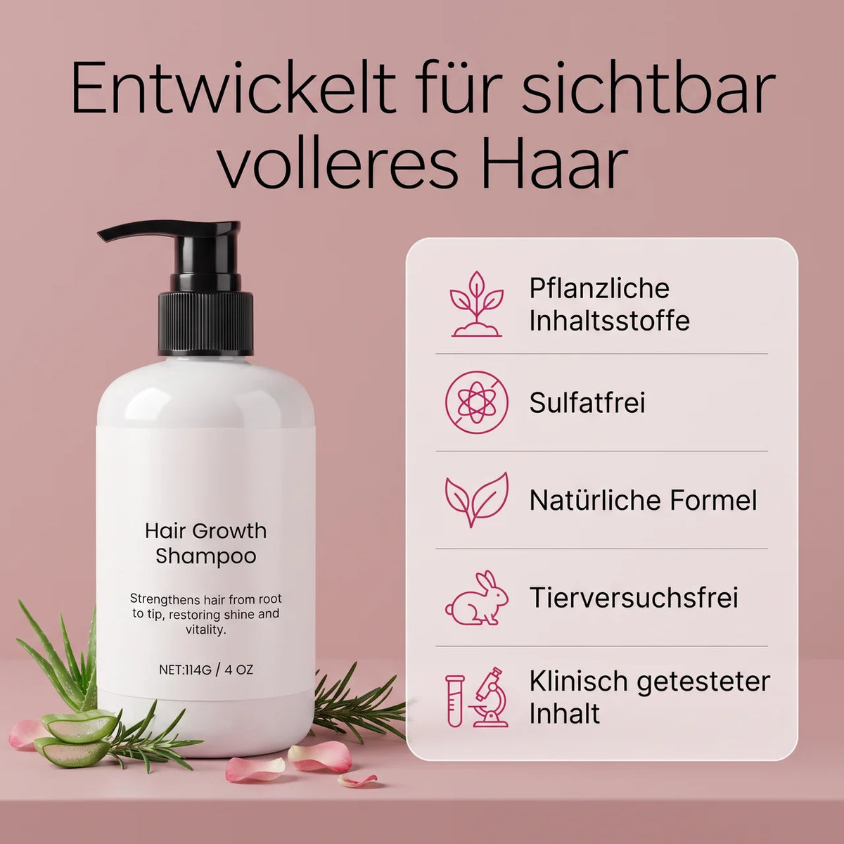 Velura Haarwachstums-Shampoo